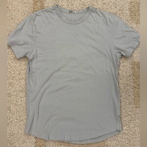 Buck Mason Men's Pima Curved Hem Crew Neck T-Shirt